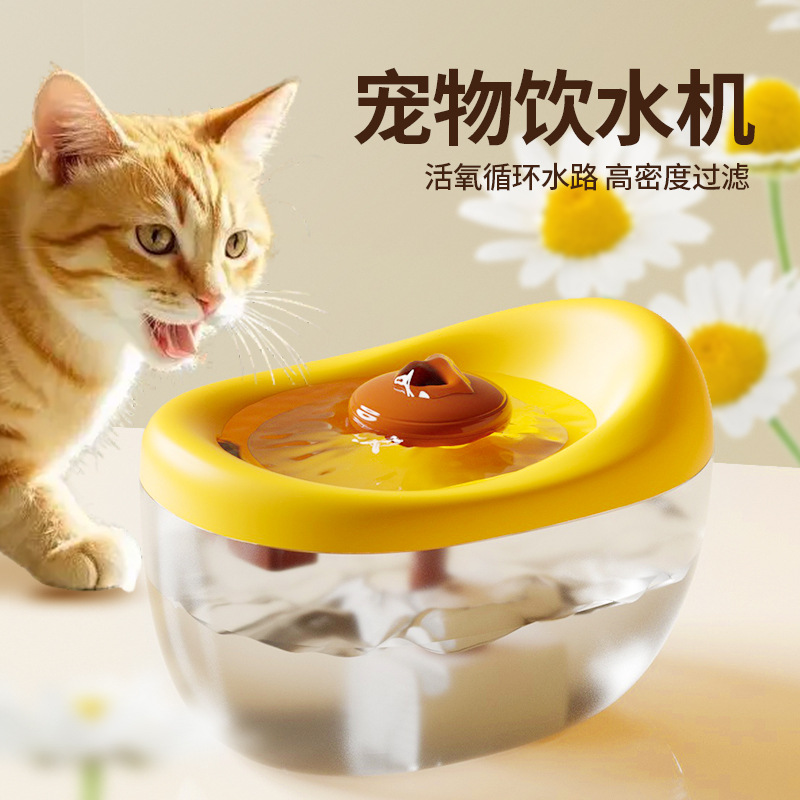 猫咪饮水机循环过滤流动水宠物自动喂水器插电水碗喝水器饮水器