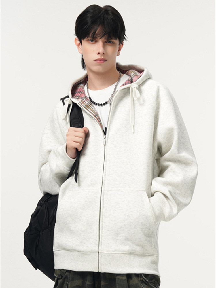 Schwerer Oversize Kapuzenpullover Mit Blumenmuster Für Paare_voghion.com