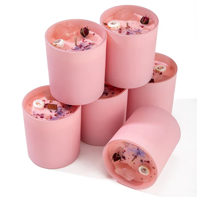 Fragancia transfronteriza cristal rosa rosa cera de cera de aroma festiva atmósfera romántica cera de estilo doméstica