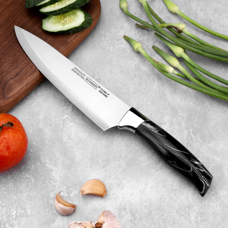 Cuchillo de succión transfronteriza conjunto de cuchillo de cuchillo de acero inoxidable conjunto de seis piezas cuchillo de frutas conjunto de regalo