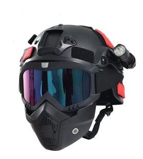 Tactical Helmet Special Forces Real-Life Cs Kidsren's Equipment Multi-Functional Rail Action Version Mich2000 Military Fan Field