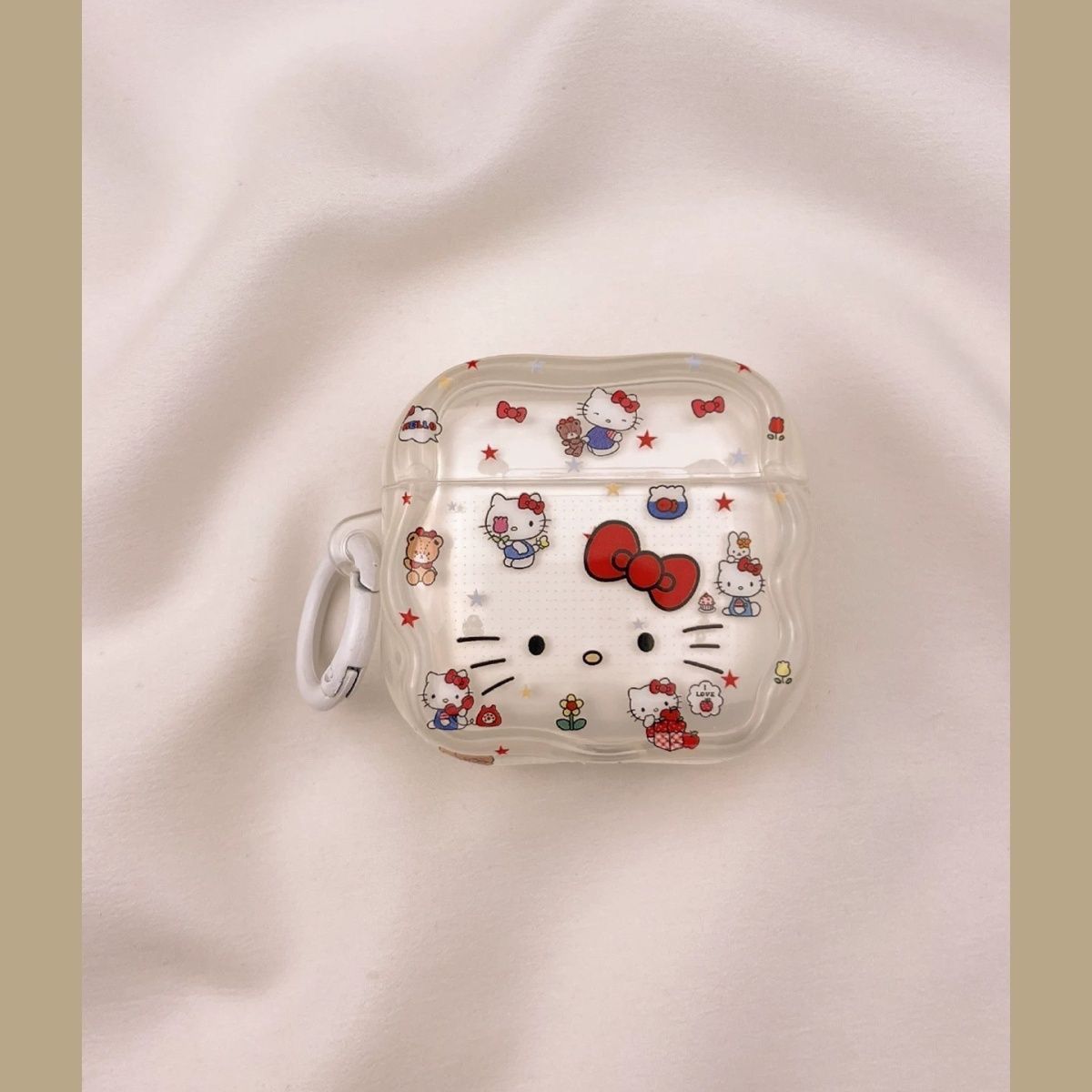 Star Bow Kitty AirPods 4 generación 5 Apple auriculares estuche AirsproPod2 estuche Bluetooth