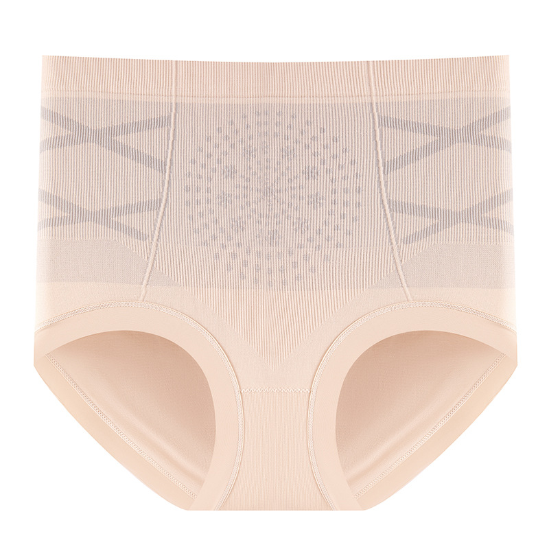 Ropa interior de cintura alta con vendaje dorado cruzado ~ 2024 nuevo estilo 10A antibacteriano 100% algodón entrepierna transpirable ropa interior de mujer