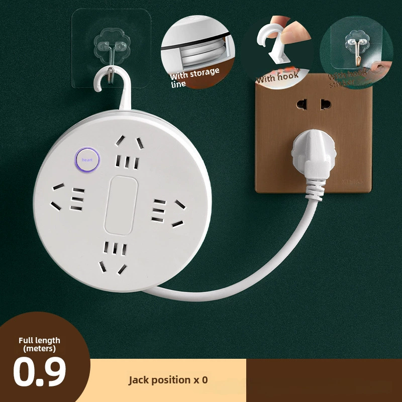 Многоканальная розетка для хранения вещей с проводом, интеллектуальный USB-подключаемый ночник, многофункциональный подключаемый модуль для домашнего офиса
