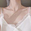 Necklace, short universal chain for key bag , Japanese and Korean, diamond encrusted, internet celebrity, simple and elegant design