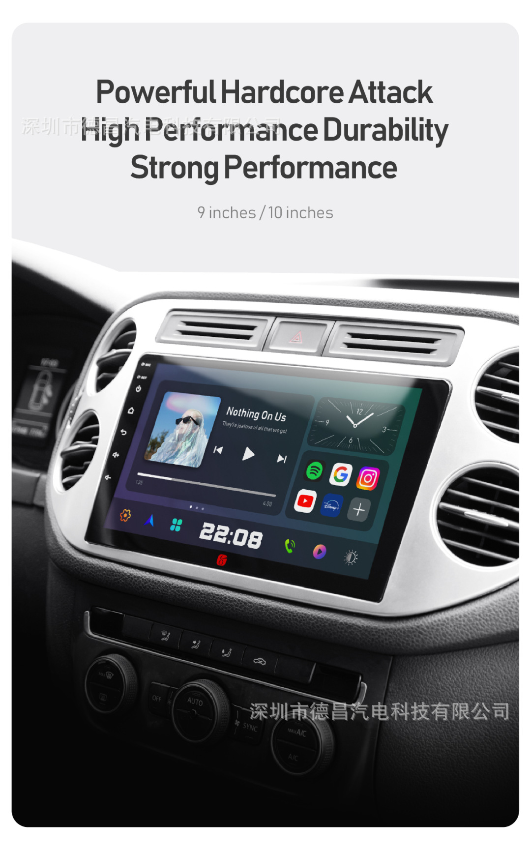 Crow 9inch 10inch Neutral Navigator Car Display Bluetooth Dvd Radio Multimedia Car Host