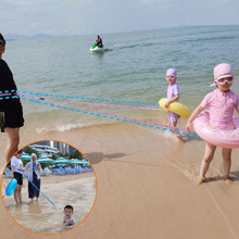 儿童一拖二安全带牵引绳防走失溜娃神器小孩宝宝游泳防走丢手环套