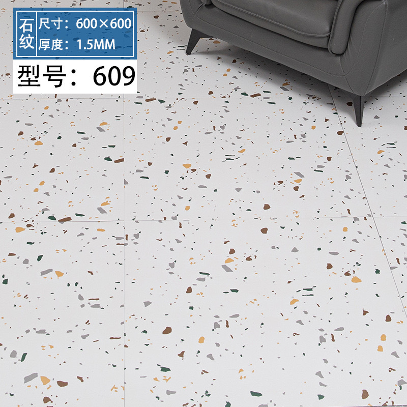 Pvc compuesto autoadhesivo, impermeable, a prueba de humedad, piso de cemento de cuero, grano de madera directo, piso de plástico resistente al desgaste