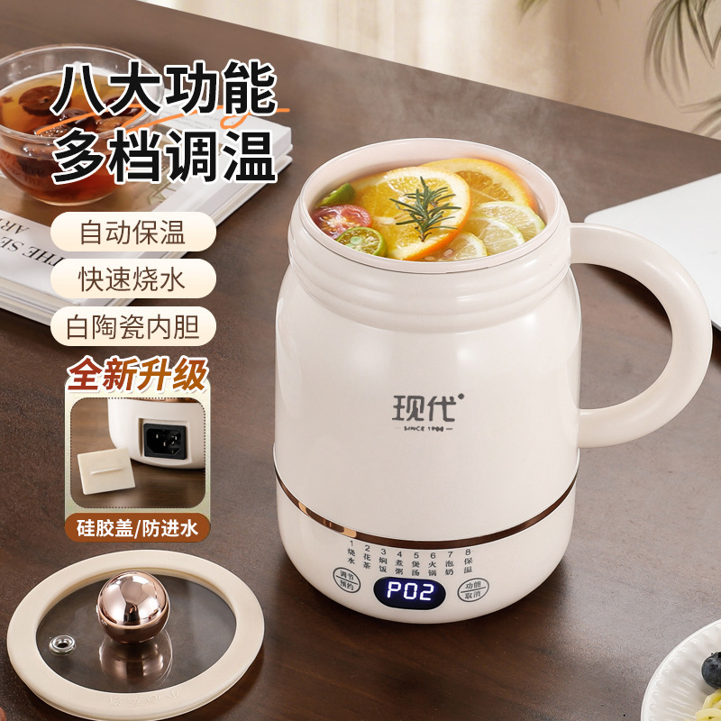多功能养生电热杯办公室小型电加热炖煮迷你便携式牛奶电煮杯|undefined