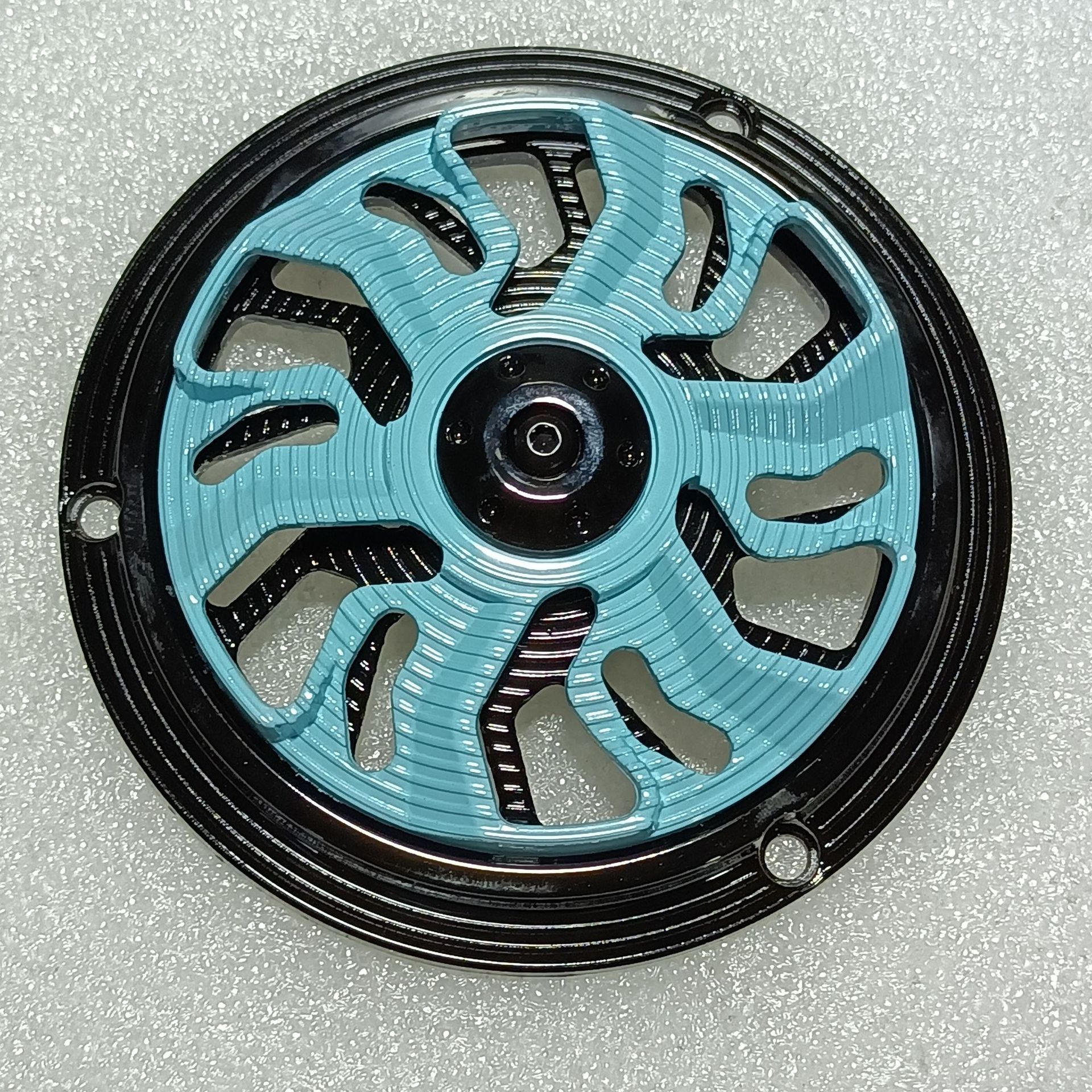 Motorcycle Modification Parts Fan Cover Cnc Engine Decorative Fan Blade Cooling Cover 135mm Hot Selling in Southeast Asia