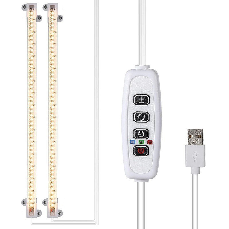 LED planta de crecimiento lámpara de luz de suministro de luz USB temporización inteligente atenuación solar de espectro completo estante de flores fábrica de lámparas de plantas