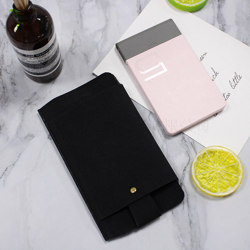 Charging treasure data cable leather case storage bag mobile power anti-drop anti-scratch protective case digital product storage case