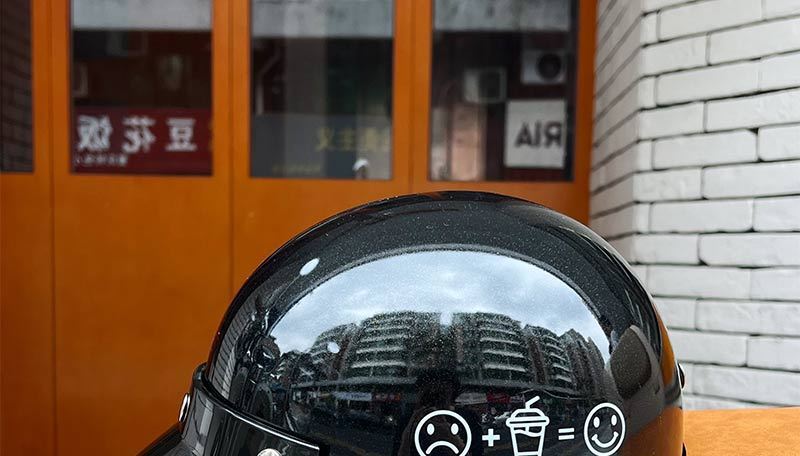 Retro Motorcycle Style Helmet