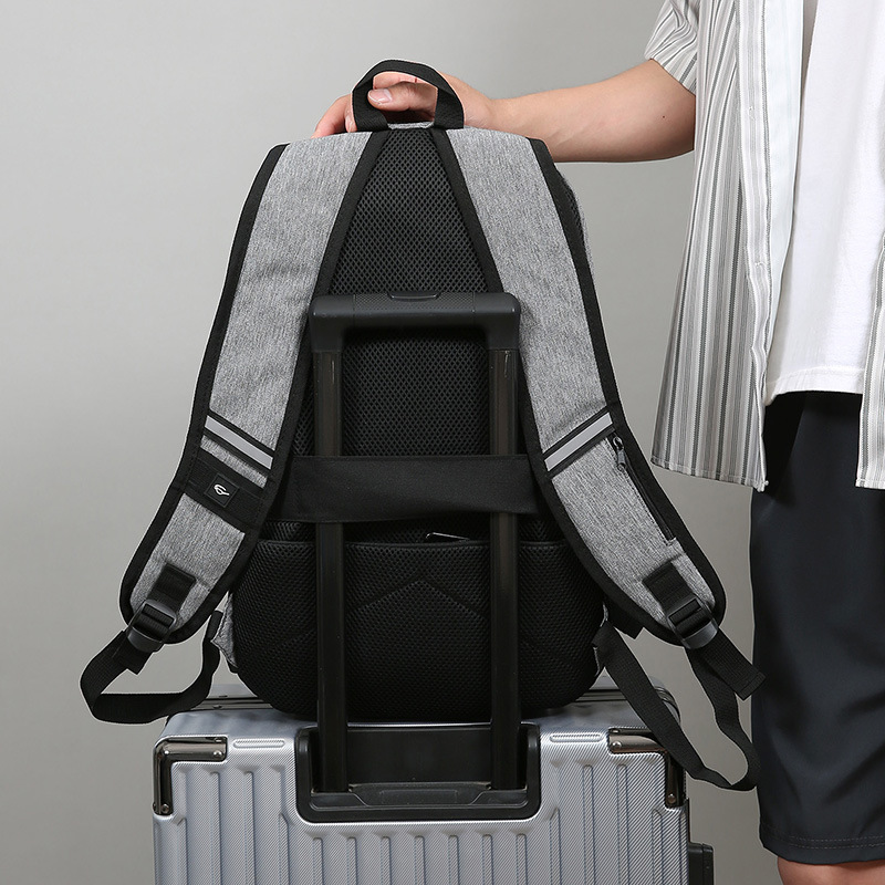 Bolso multifuncional para portátil para hombre doble espalda de gran capacidad usb mochila de negocios para hombre mochila de sentido avanzado