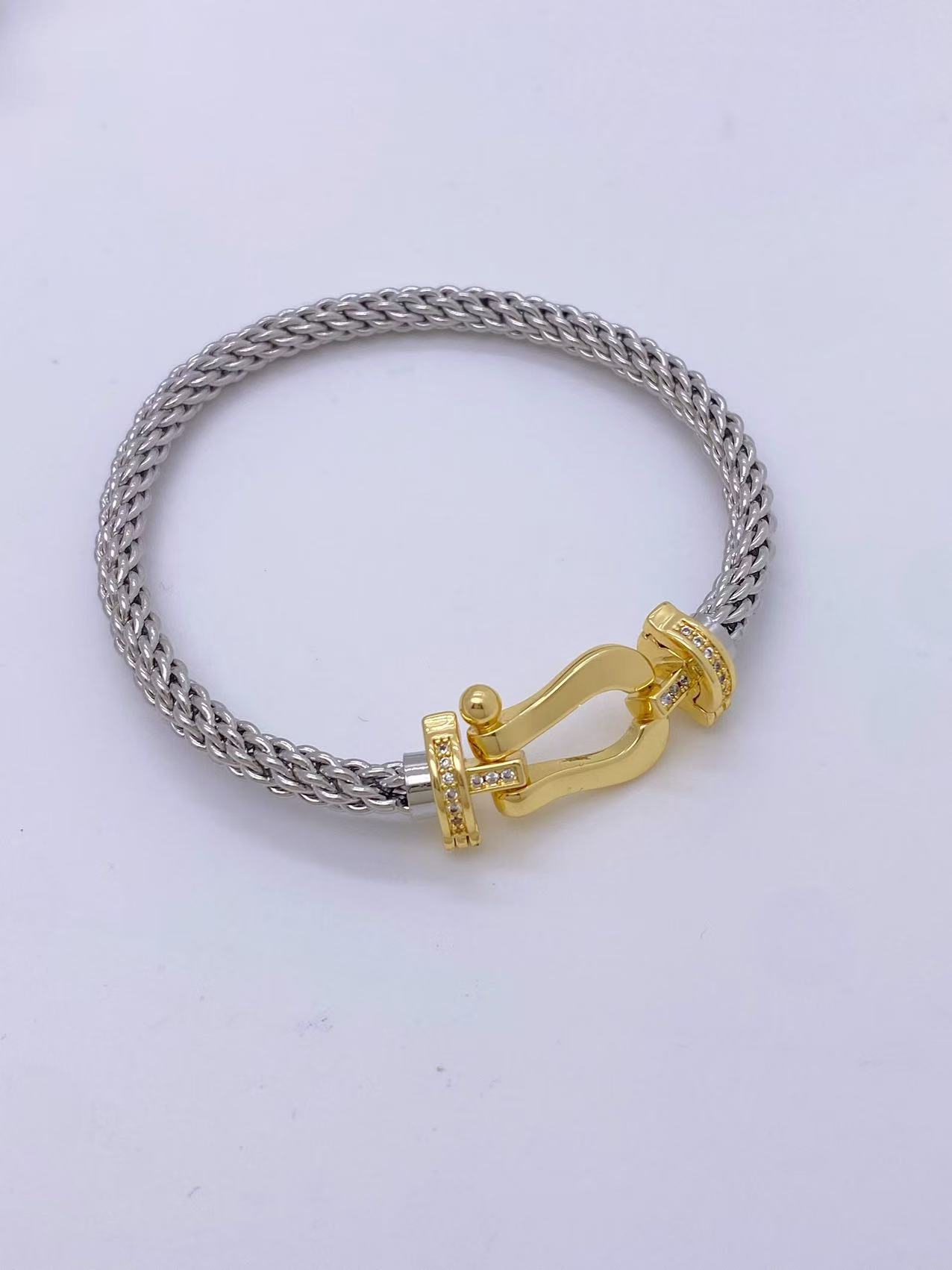 Mixed Metal, Plating Design Wholesale Jewelry Vintage Style Classic Style Geometric Copper Mixed Metal Plating Bracelets