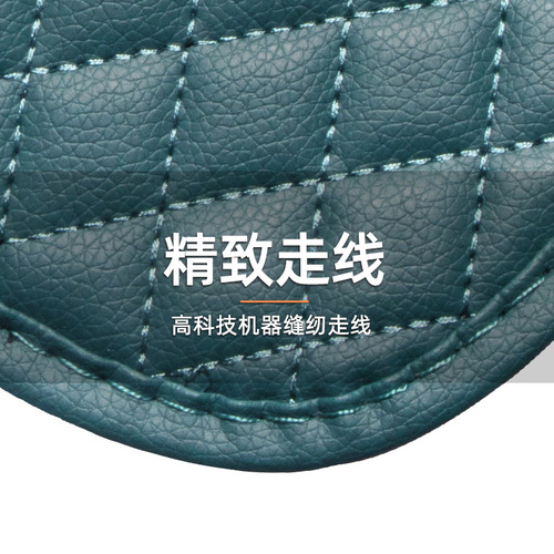 Manufacturer wholesale car leather armrest box cover universal personality fashion comfortable anti-slip armrest box mat interior supplies