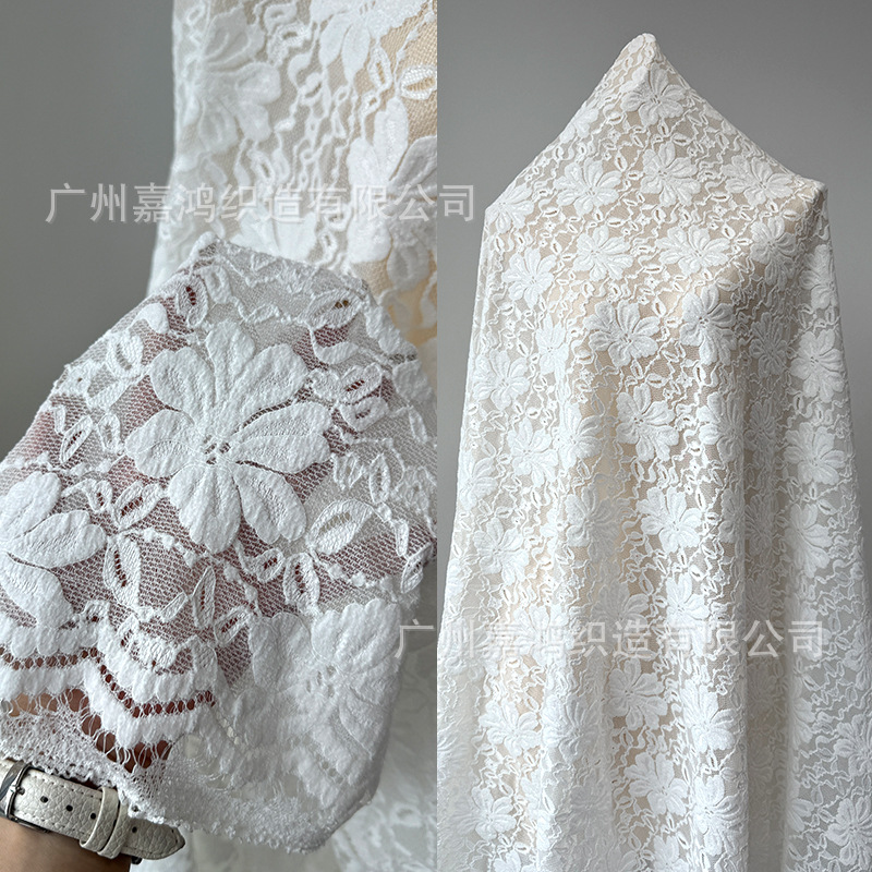 Nueva tela de encaje de Chenille, tela de encaje de flojo, tela de camiseta, tela de encaje de otoño y invierno