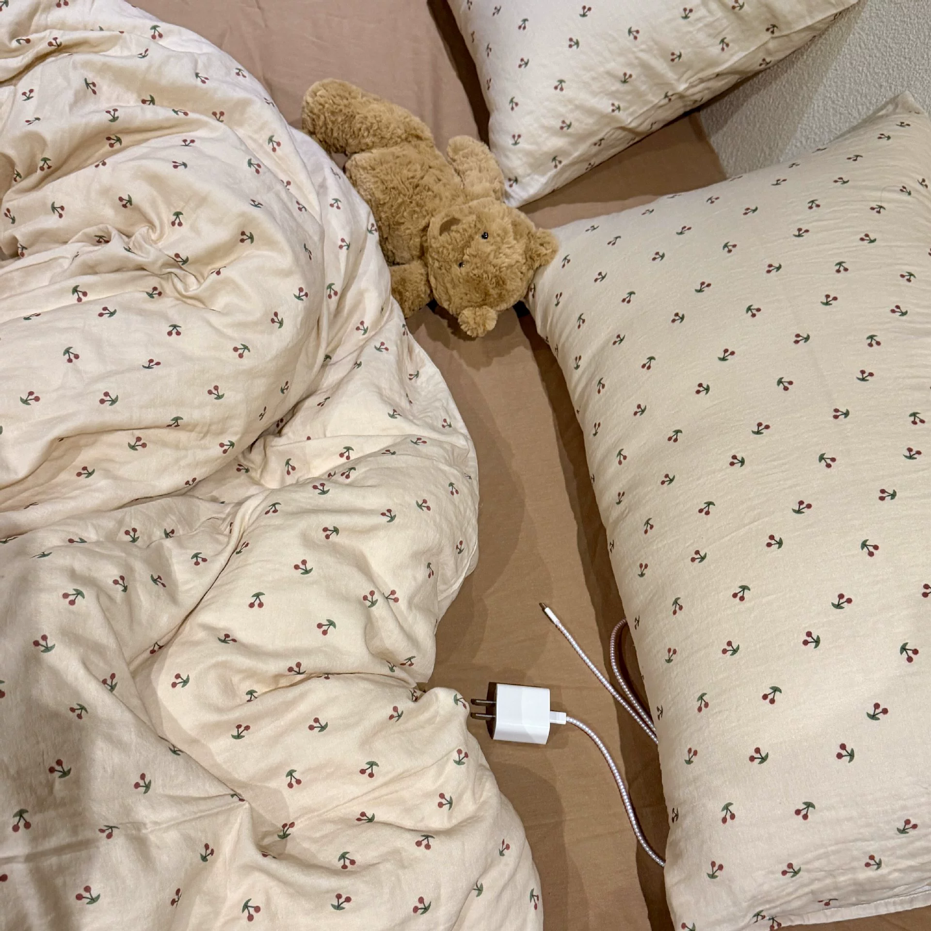 Cotton double-layer gauze fresh duvet cover
