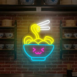 亚马逊外贸工厂直发led霓虹灯面馆招牌灯酒吧饮料装饰灯定制