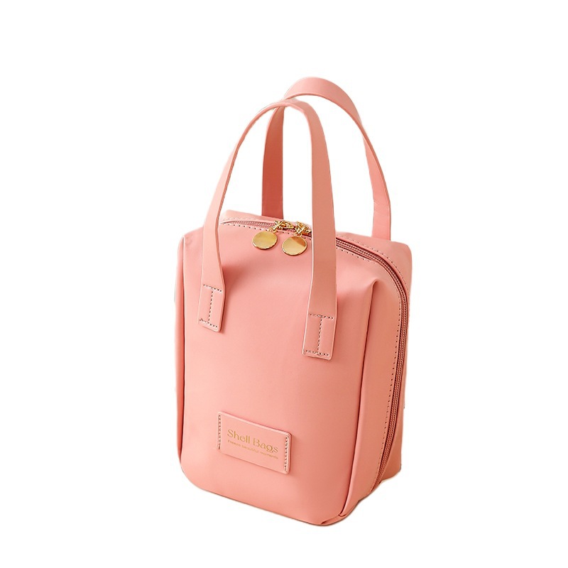 Pequeño Libro Rojo popular Shell bolsa cosmética pu portátil viaje bolsa de lavado impermeable bolsa de almacenamiento cosmético de gran capacidad