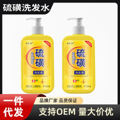 Shileg 硫黄シャンプー フケ防止 頭皮毛包 かゆみ ダニ除去 オイルコントロール シャンプー L410ML