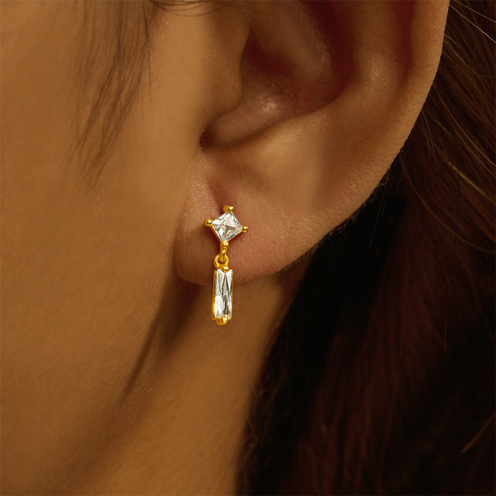 2g Weight October Birthstone Opal, Zircon Inlay Material Ear Studs Classification 1 Piece Quantity Daily Occasion 925 Sterling Silver Material Geometric Pattern Unisex Gender Plating, Inlay Design Simple Style Style 1 Piece Ear Cartilage Rings & Studs Simple Style Geometric 925 Sterling Silver Plating Inlay Opal Zircon 46