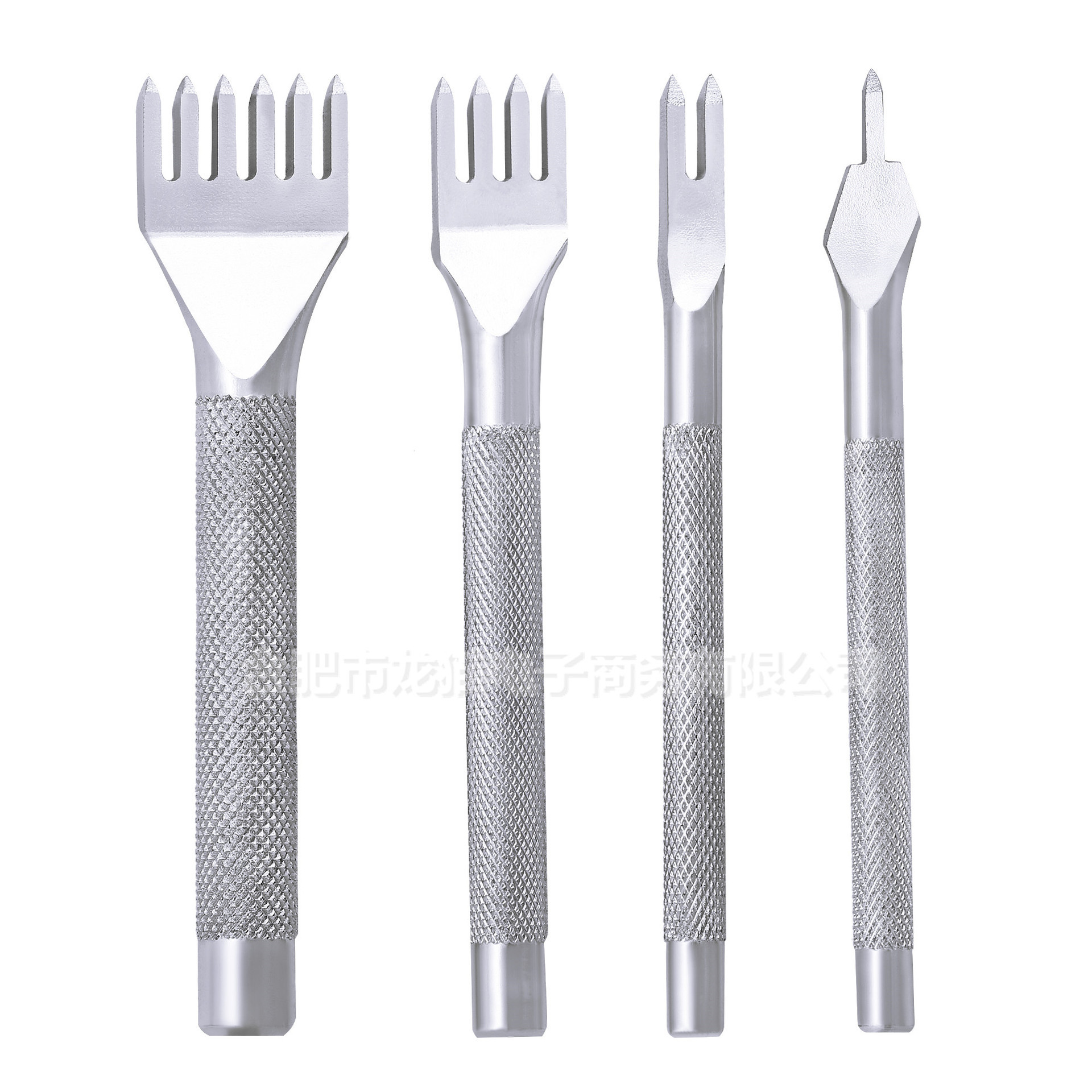 DIY皮具工具4mm银色菱斩 皮革打孔套装 皮艺皮包制作工具