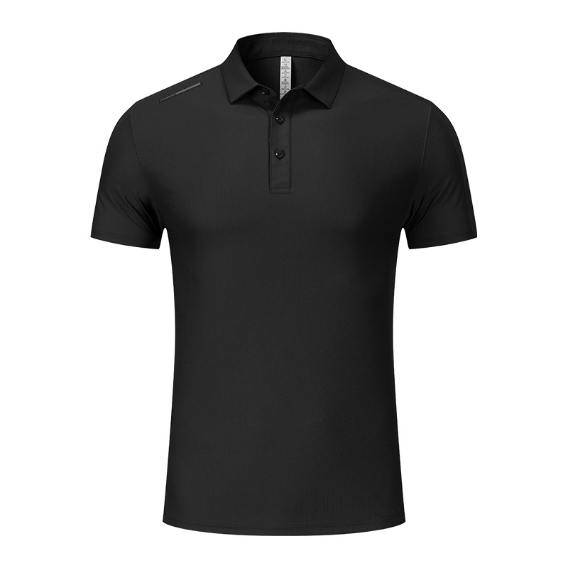 Ropa de hombre de lujo ligero, ropa de trabajo de alta gama, camiseta de solapa, camiseta de polo de secado rápido deportivo de manga corta para hombre, personalización