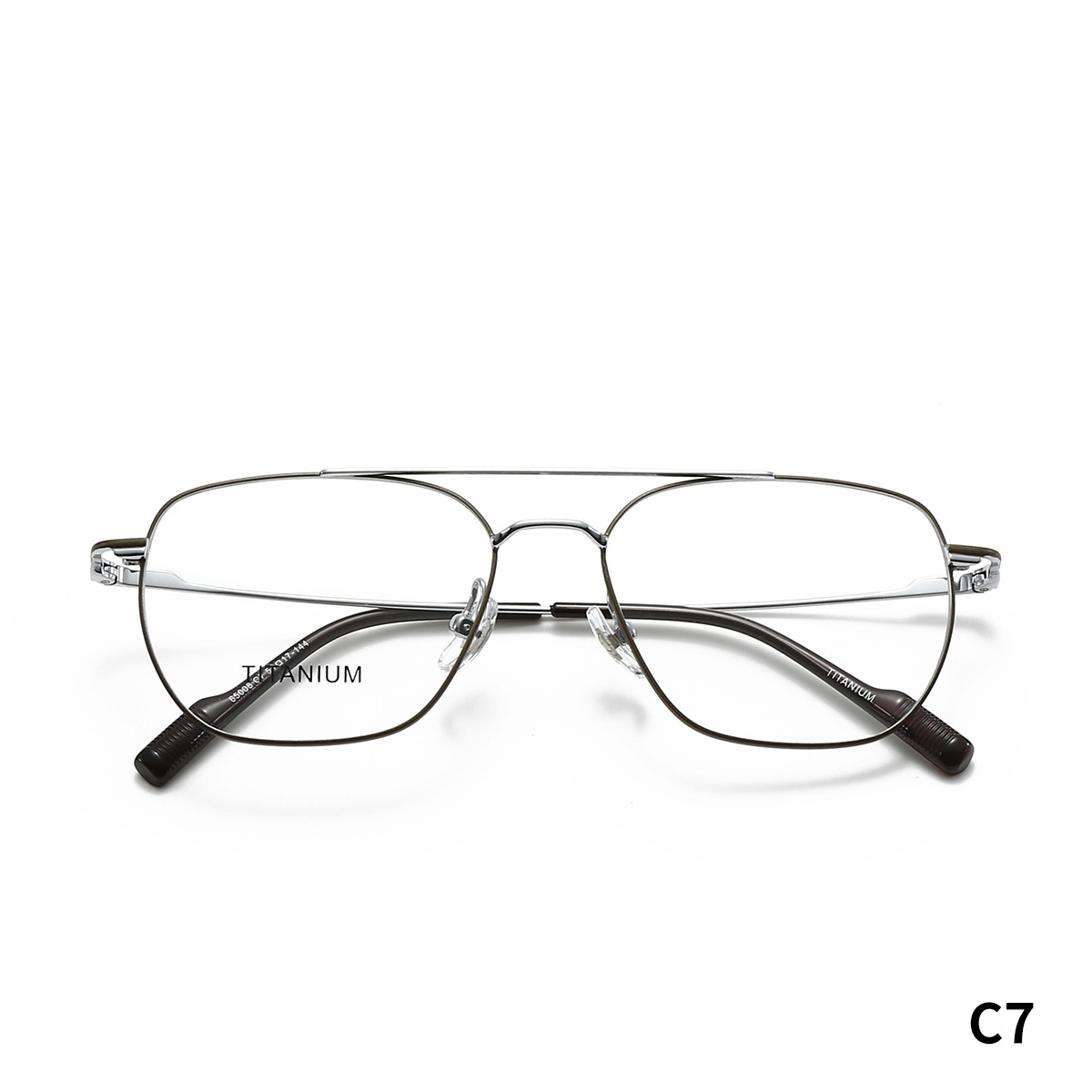 STUDIOMUKU gafas de madera cool aire abierto cuadrado marco de gafas de doble haz cómodos marco de gafas de negocios ultraligero