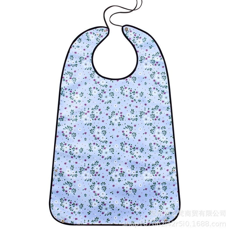 Amazon Venta caliente transfronteriza suministro de saliva de edad avanzada toalla comer anti-sucio artefacto babero de edad avanzada a prueba de agua anti-aceite