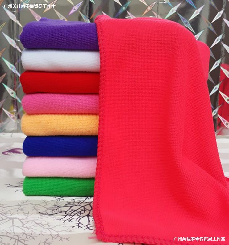 Towel Wholesale Barber Shop Beauty Salon Special Absorbent Baotou Small Microfiber Hair-free Hotel White Household