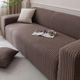 New Elastic Thickeneded Sofa Cover 2025 New Four-Season Universal All-Inclusive Dust Cover Polar Fleece Cross-Border Supply
