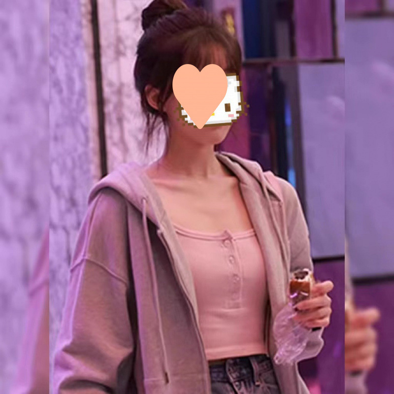 多巴胺卫衣外套女春秋开衫慵懒风拉链休闲上衣2025新爆款运动套装|undefined