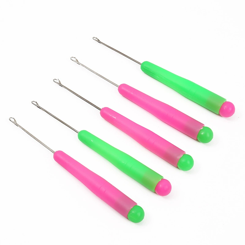 Цветные пластиковые ручки язык вязание крючком ручной работы инструмент язык вязание крючком свитер шерстяная пряжа