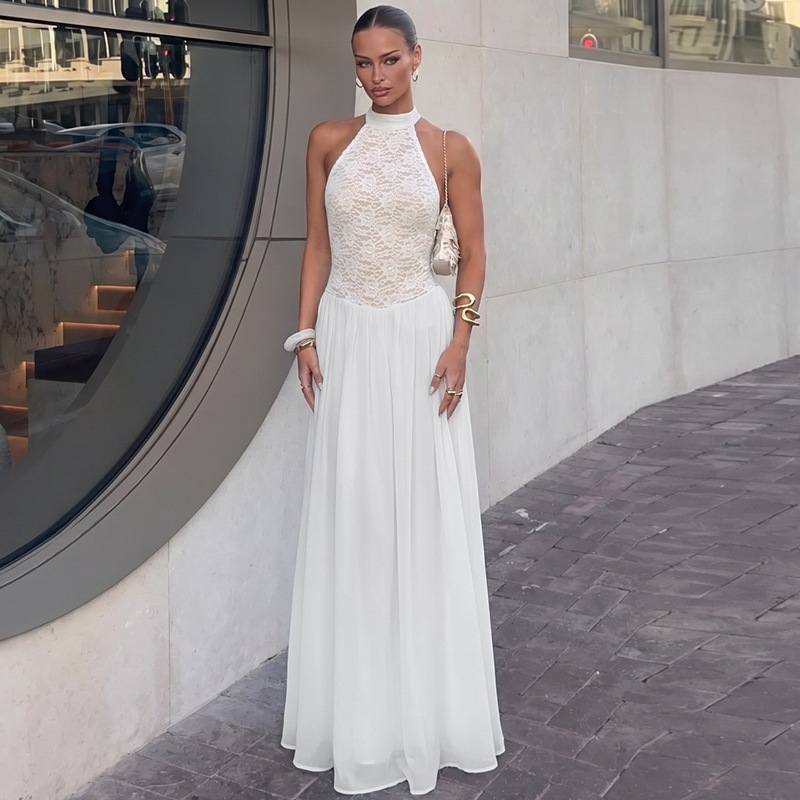 2026 verano nuevo temperamento de moda sin mangas delgado vestido de empalme comercio exterior al por mayor image 2
