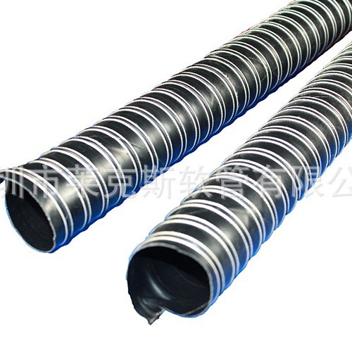 玻璃纤维外包氯丁橡胶通风管耐高温排放管挤压工具冷却空气风管