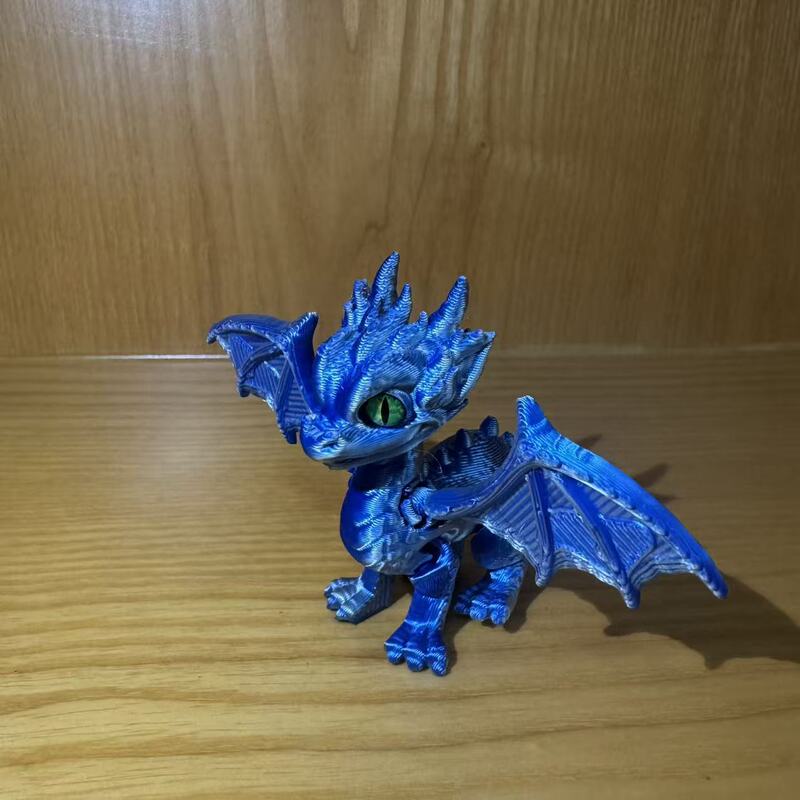 3D打印玩具恶魔翅膀飞龙关节可活动摆摊小玩具宠物摆件工艺礼品|undefined