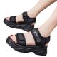 Small Size 33 Size 34 Sandals Women's Summer Outer Wear New Thick Bottom Platform Fashionable Ins Super Hot Wedge High Heel Sandals