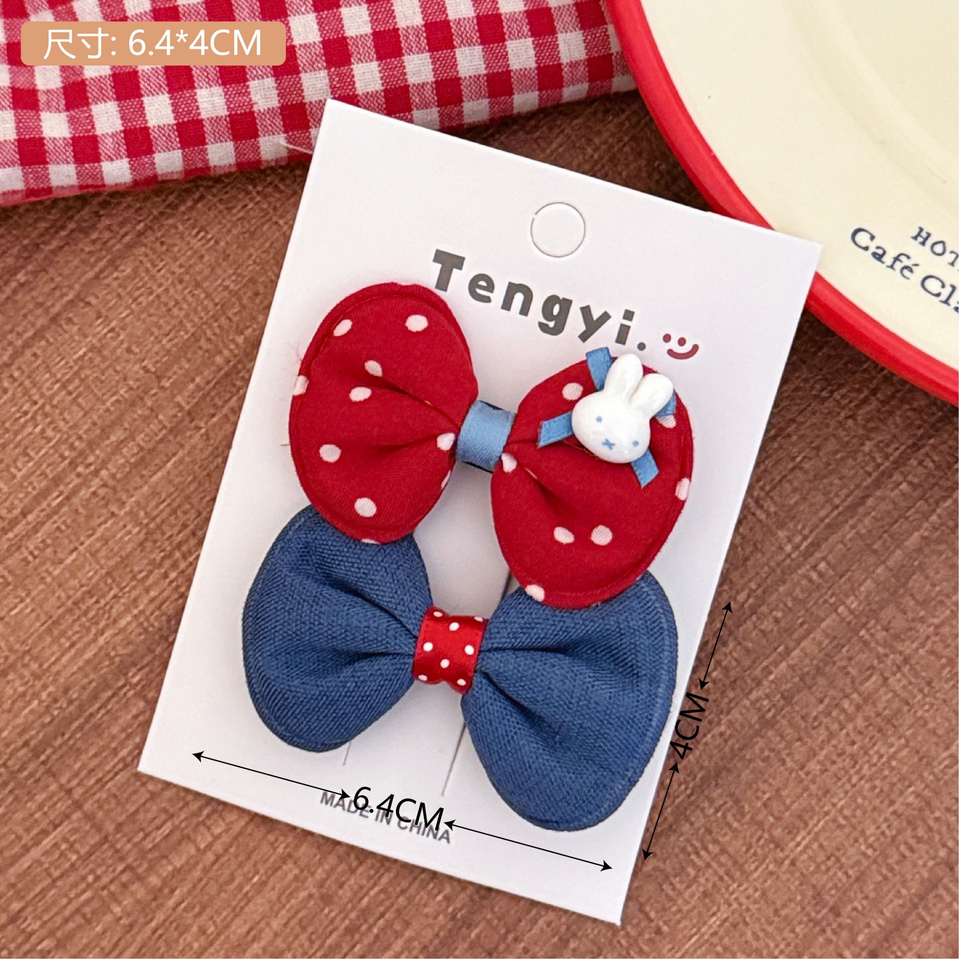 Dulce sensación de la niña arco rojo abrazadera de cabello de cabello de cabello de moda abrazadera de cabello de cola de caballo abrazadera de cabello accesorios