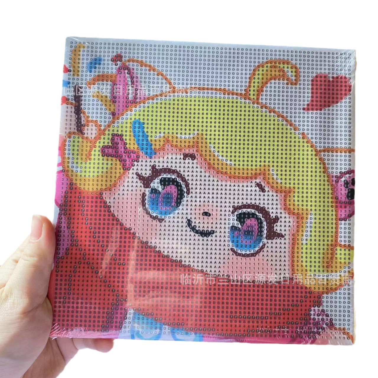 Pintura de diamantes para niños ladrillo de diamante completo al por mayor hecho a mano mikuro DIY diversión para niños kindergarten educativo creativo tres