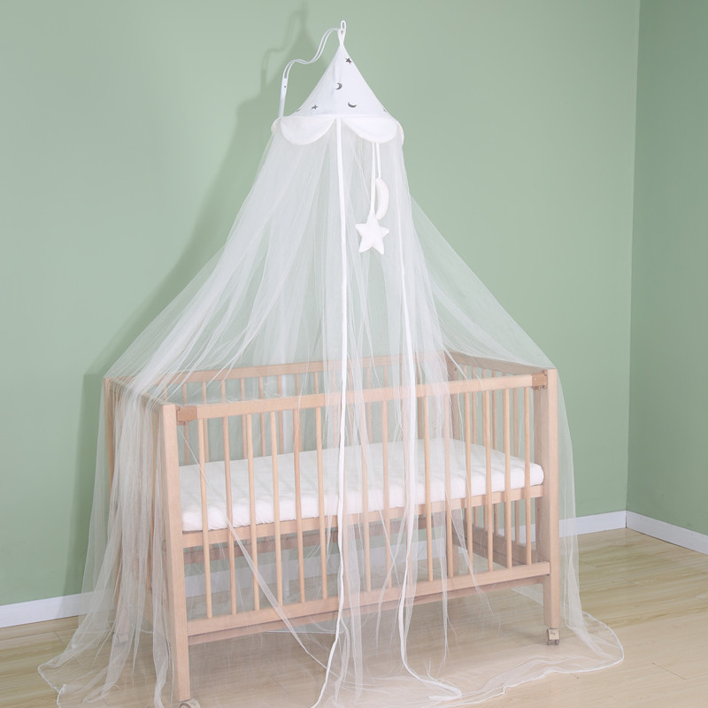 Cama de bebé mosquitera con soporte cama infantil mosquitera cubierta bebé BB recién nacido clip de piso anti-mosquito cifrado Universal