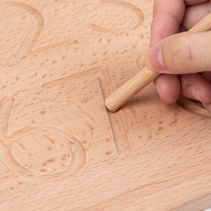 Centro de Educación DE LA Primera Infancia Montessori Digital carta descripción tablero matemáticas material didáctico profesional de seguimiento de Madera Juguetes