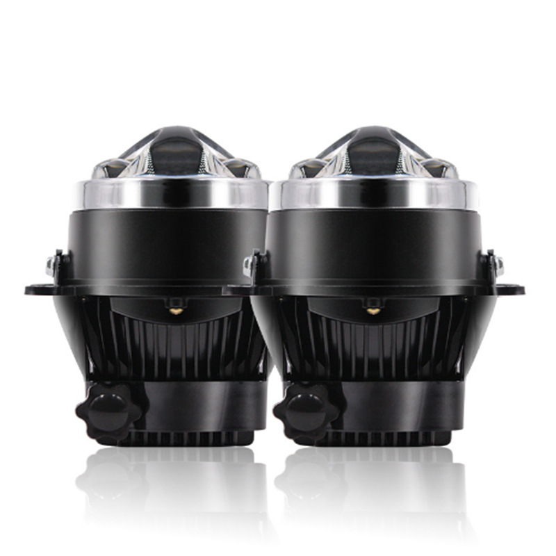 Nuevo W2 doble lente de luz de luz de niebla 3.0 pulgadas modelo LED general modificado lente láser de doble luz de automóvil