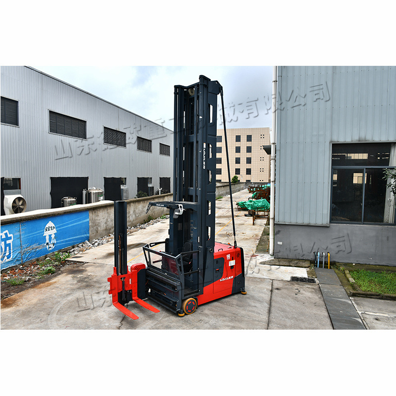 货叉180°旋转三向叉车 窄巷道高位三向堆垛车 5.5kw电转向装卸车