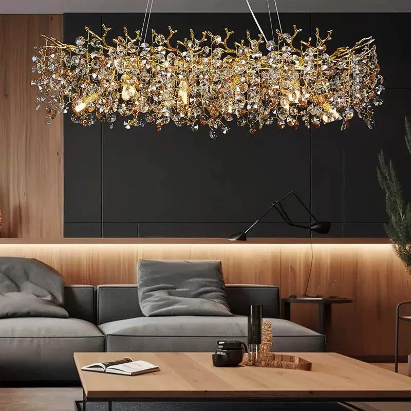 Чжуншань фабрика прямых продаж минималистский Luxury Crystal Pendant Chandelier Dining Roo