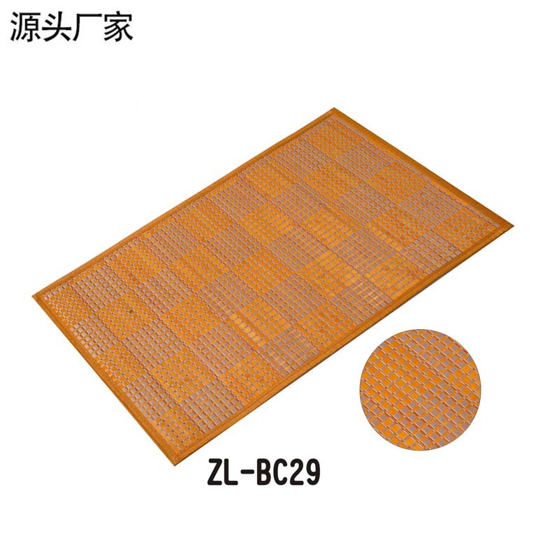 工厂批发家用双面凉席水磨竹席折叠席单双人凉席1.5米1.8米竹凉席