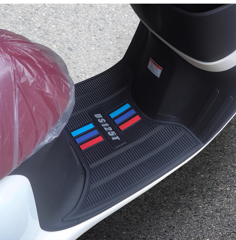 Suitable for Suzuki Us125 Foot Pads, Qiaoge I125 Foot Mats, Waterproof and Non-Slip Nwt150 Npf125 Foot Pedal Modification