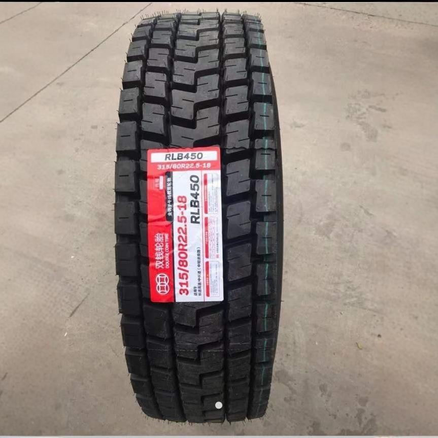 双钱轮胎315/80R22.5-18PR真空胎RLB450