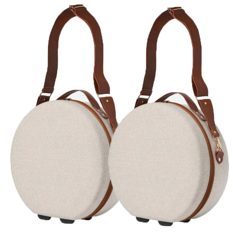 跨境牛仔帽收纳包便携抗压EVA硬壳礼帽收纳盒户外防水双肩包