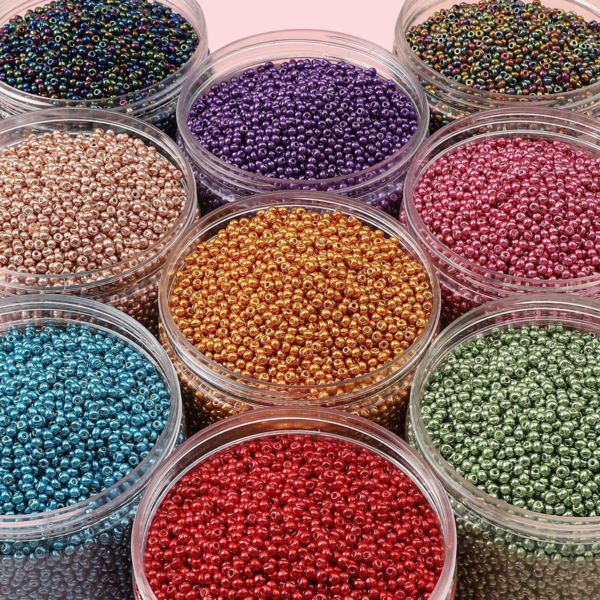 15g Weight Beads Jewelry Making Type Diameter 3mm, Diameter 4mm Jewelry Making Size DIY Jewelry Accessories Classification Less than 1mm Hole Size 1 Set Quantity Glass Material Solid Color Pattern Simple Style Style 1 Set Diameter 3mm Diameter 4mm Less Than 1mm Glass Solid Color DIY Jewelry Accessories Beads 4
